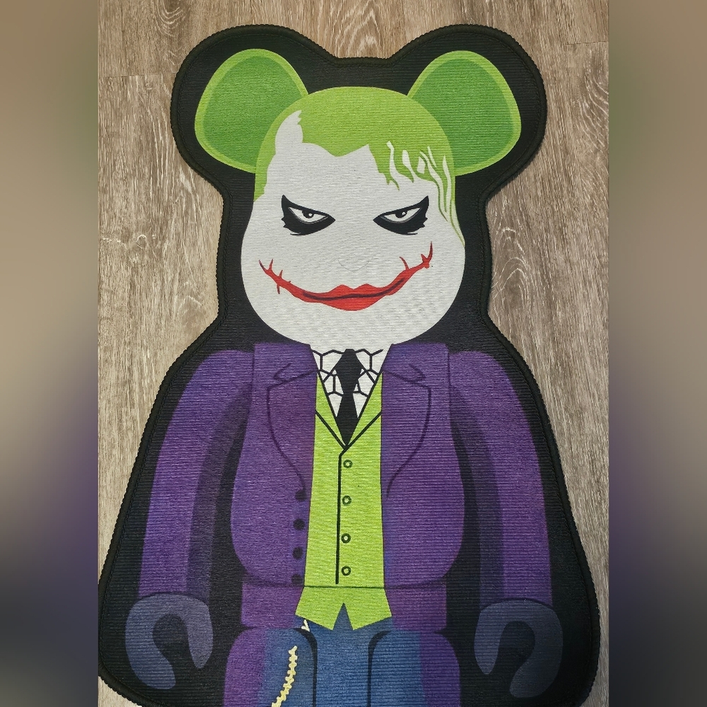 Joker "Bearbrick" Style‎ Rug. Dc Comics